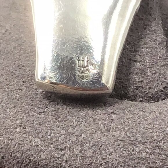 James Avery Sterling Silver Bangle Bracelet And Basketball Charm - Picture 6 of 11